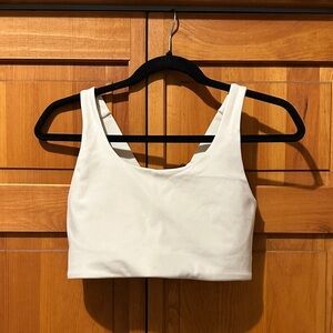Girlfriend Collective White Sports Bra